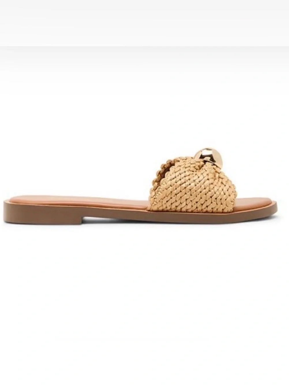 NWT Madden Girl Raffia Slides